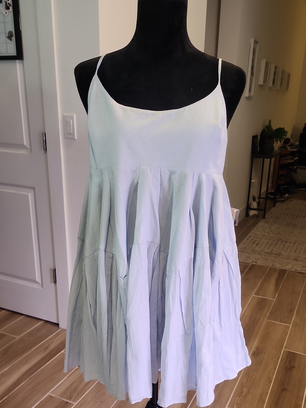 NWT Free People free-est Talk The Talk Tunic in Morning Frost Sz L